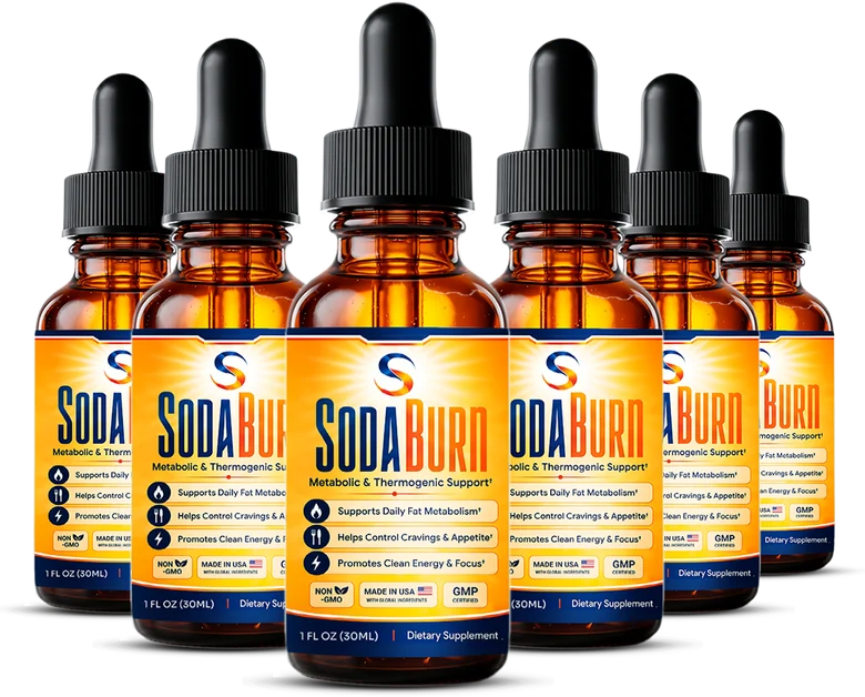 SodaBurn 6 Bottles package